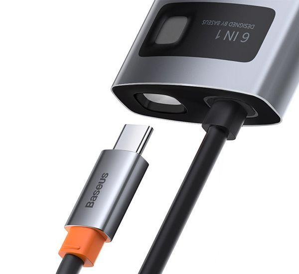 HUB Metal Glam Docking 6 en 1 Baseus-2
