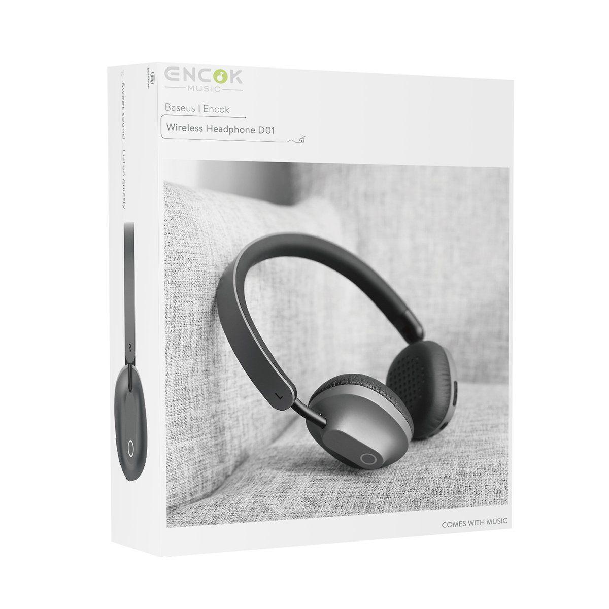 Audífonos Bluetooth Headphone Encok D01 Baseus-5