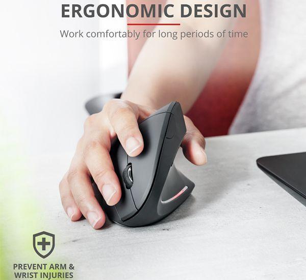 Mouse Inalambrico Wireless Verto Ergonomico Trust-4