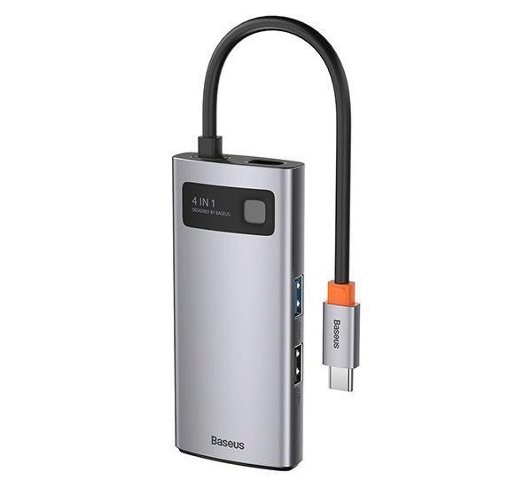 HUB Metal Glam Docking 4 en 1 Baseus-0