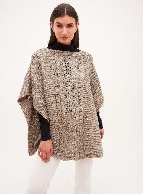 Capa Tórtola Ecopura Lana Mujer-0