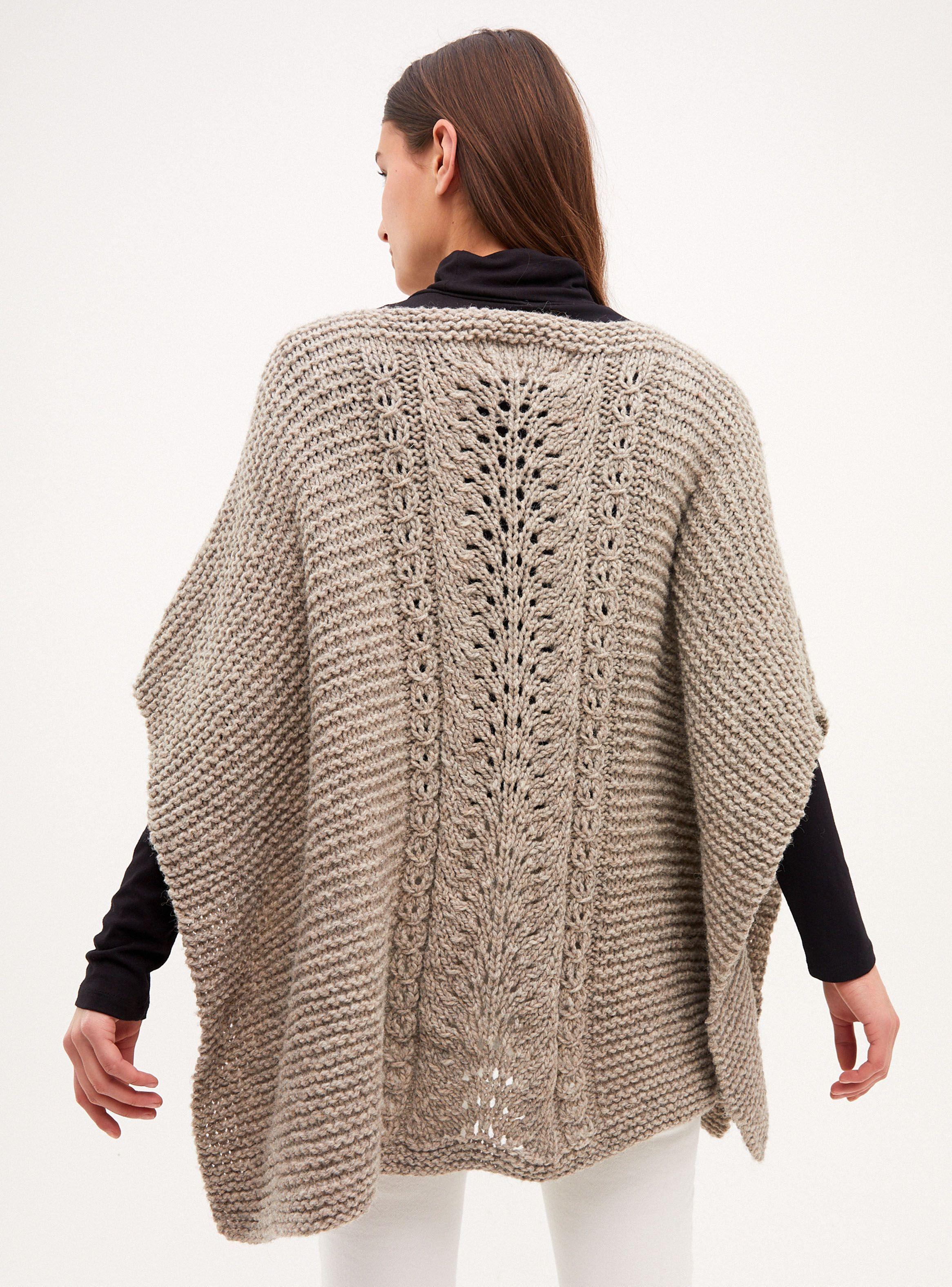 Capa Tórtola Ecopura Lana Mujer-2