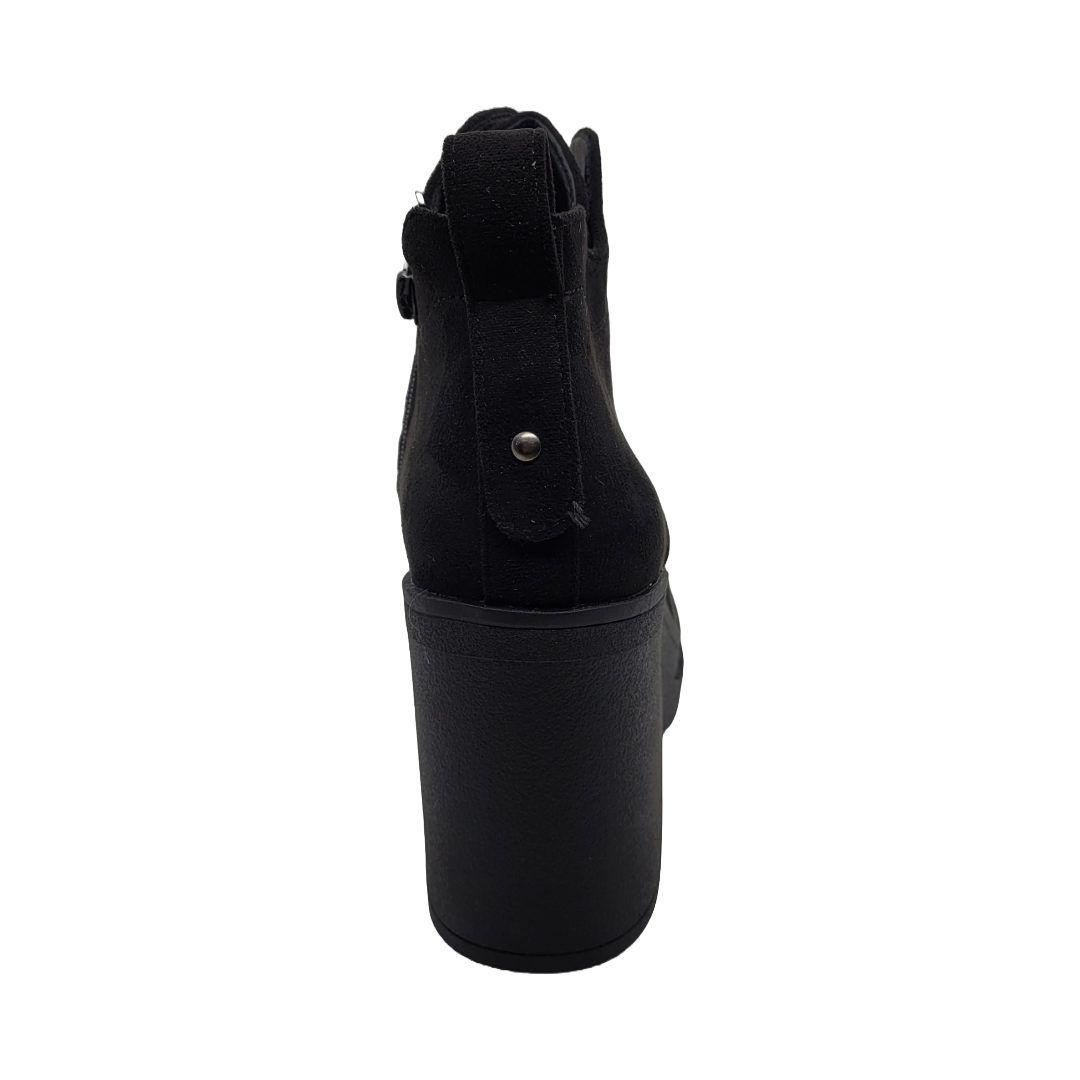 BOTINES BOTELI GAMUZA BLACK N07-1