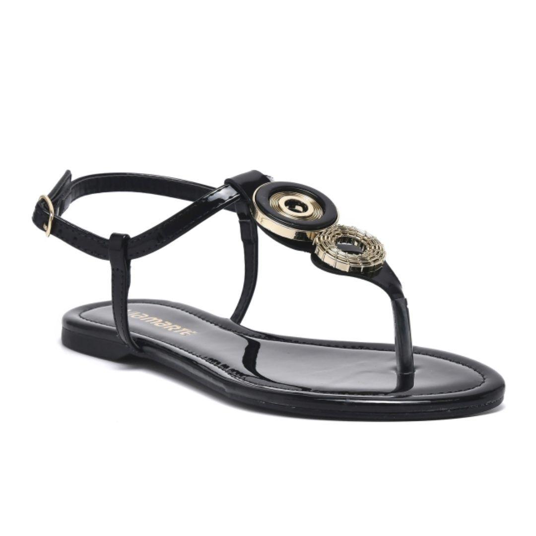 Sandalia Via Marte Black 23-15507-02-0