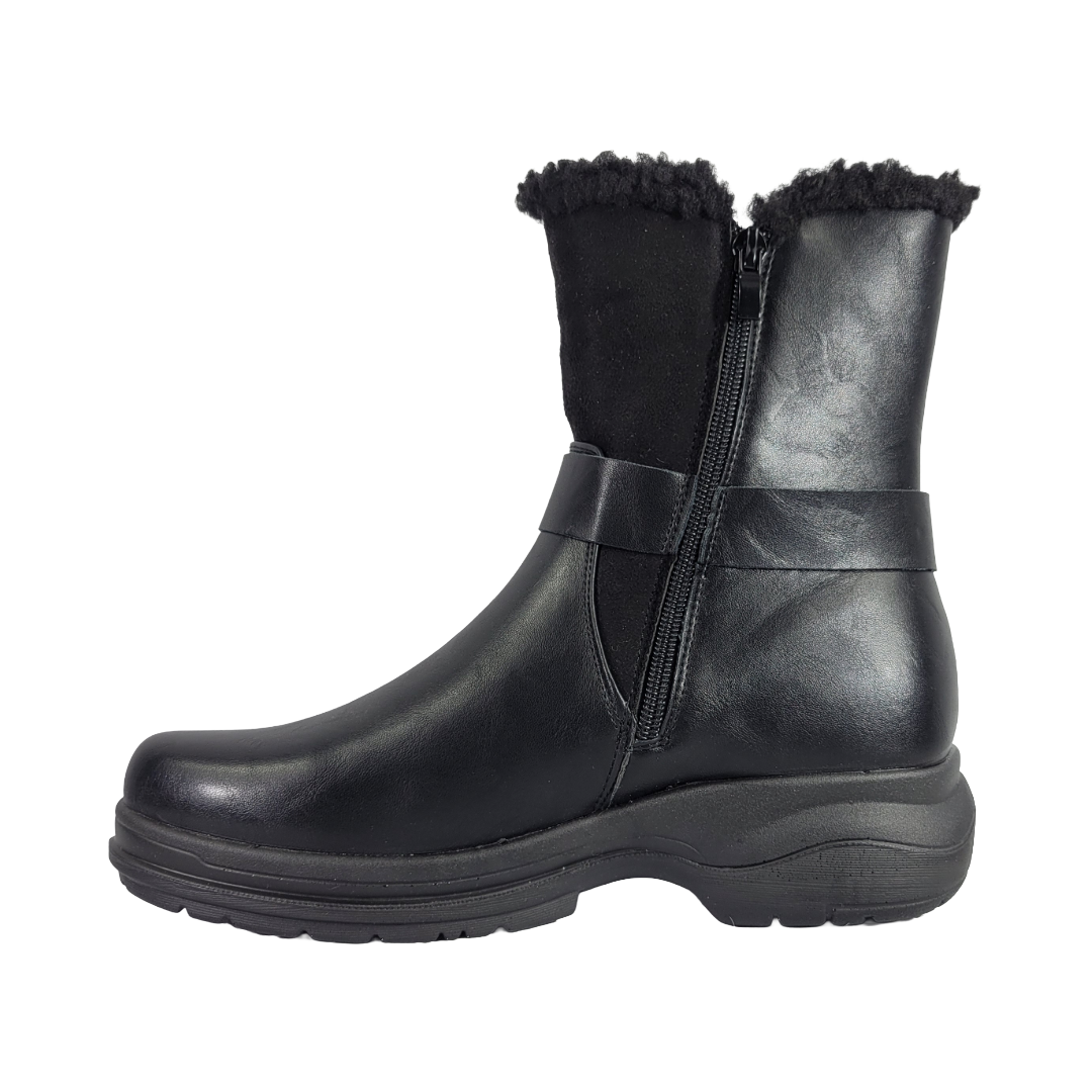 BOTINES BY PASS NEGRO CASUAL MUJER I26-YLM01-1-3
