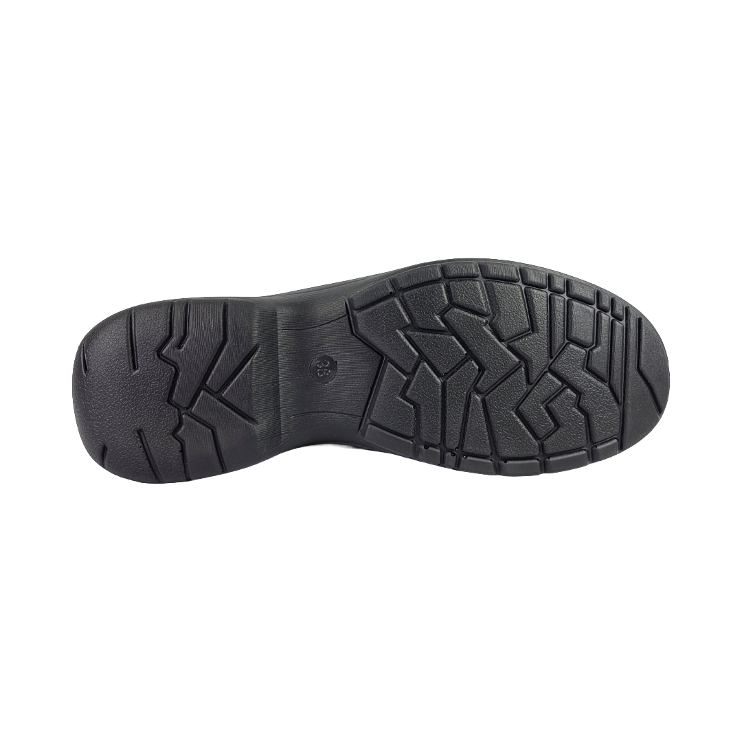 BOTINES BY PASS NEGRO CASUAL MUJER I26-YLM01-1-4