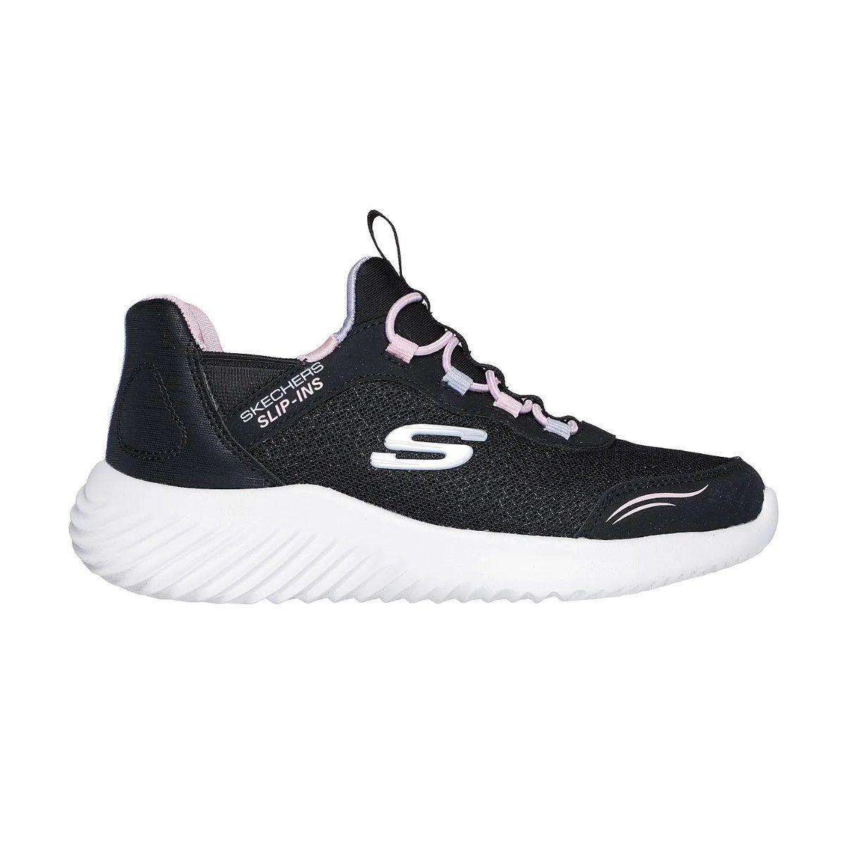 ZAPATILLAS SKECHERS SLIP INS BOUNDER INFANTIL 303585L-BLK-4