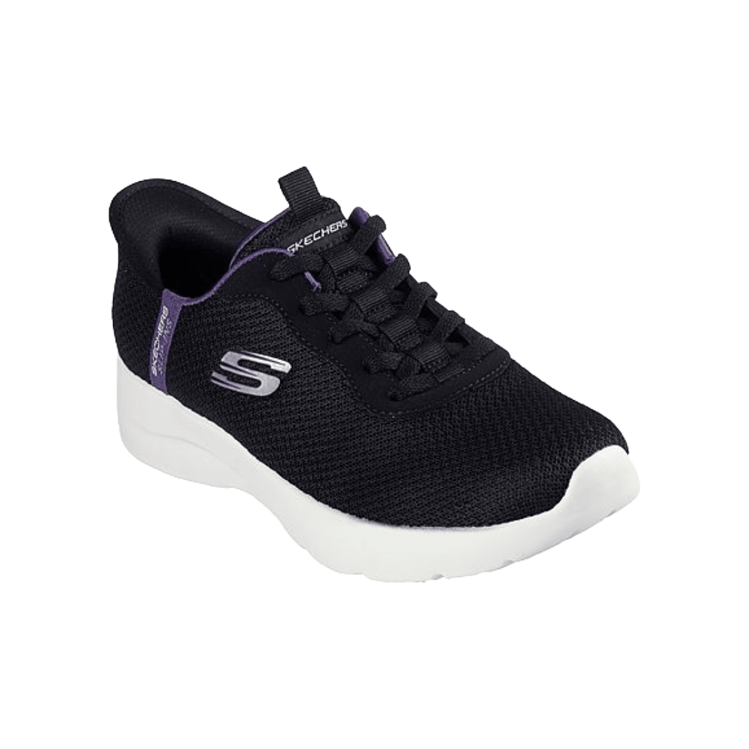 ZAPATILLAS URBANAS SKECHERS DYNAMIGHT MUJER 150480-BKPR-1