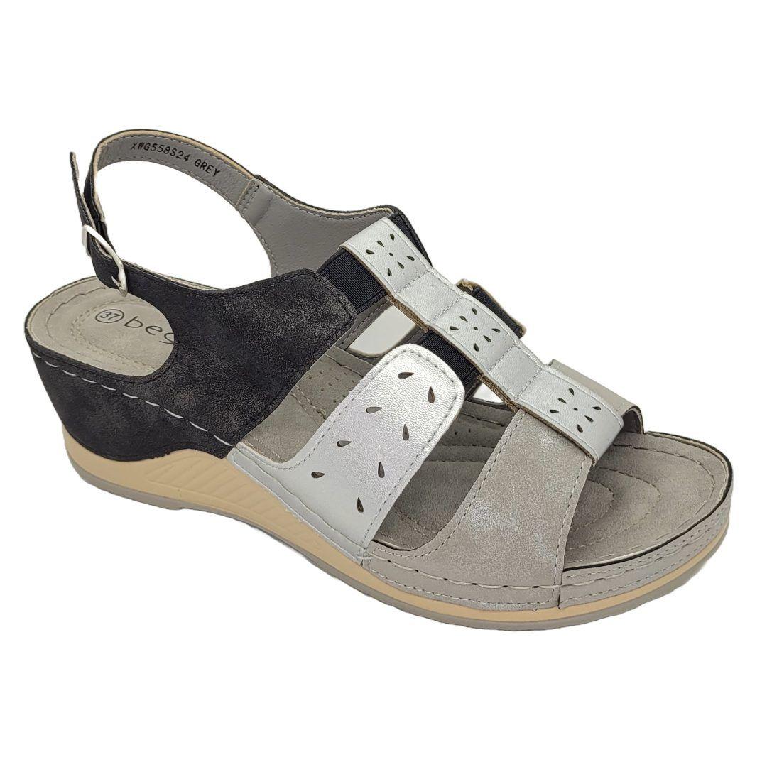 Sandalia Begoña Gray XWG558S24-0