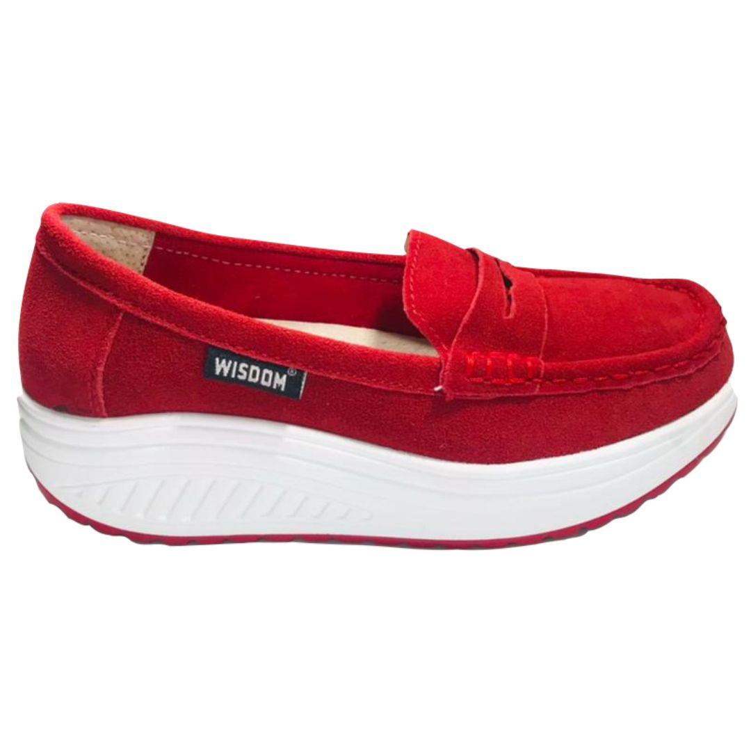 Zapatilla Wisdom Rojo W033-1