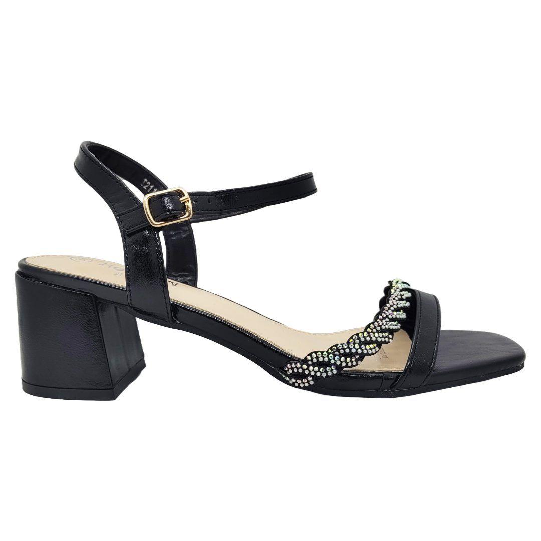 SANDALIA DE FIESTA HUALUNAOTE BLACK | T2110-0