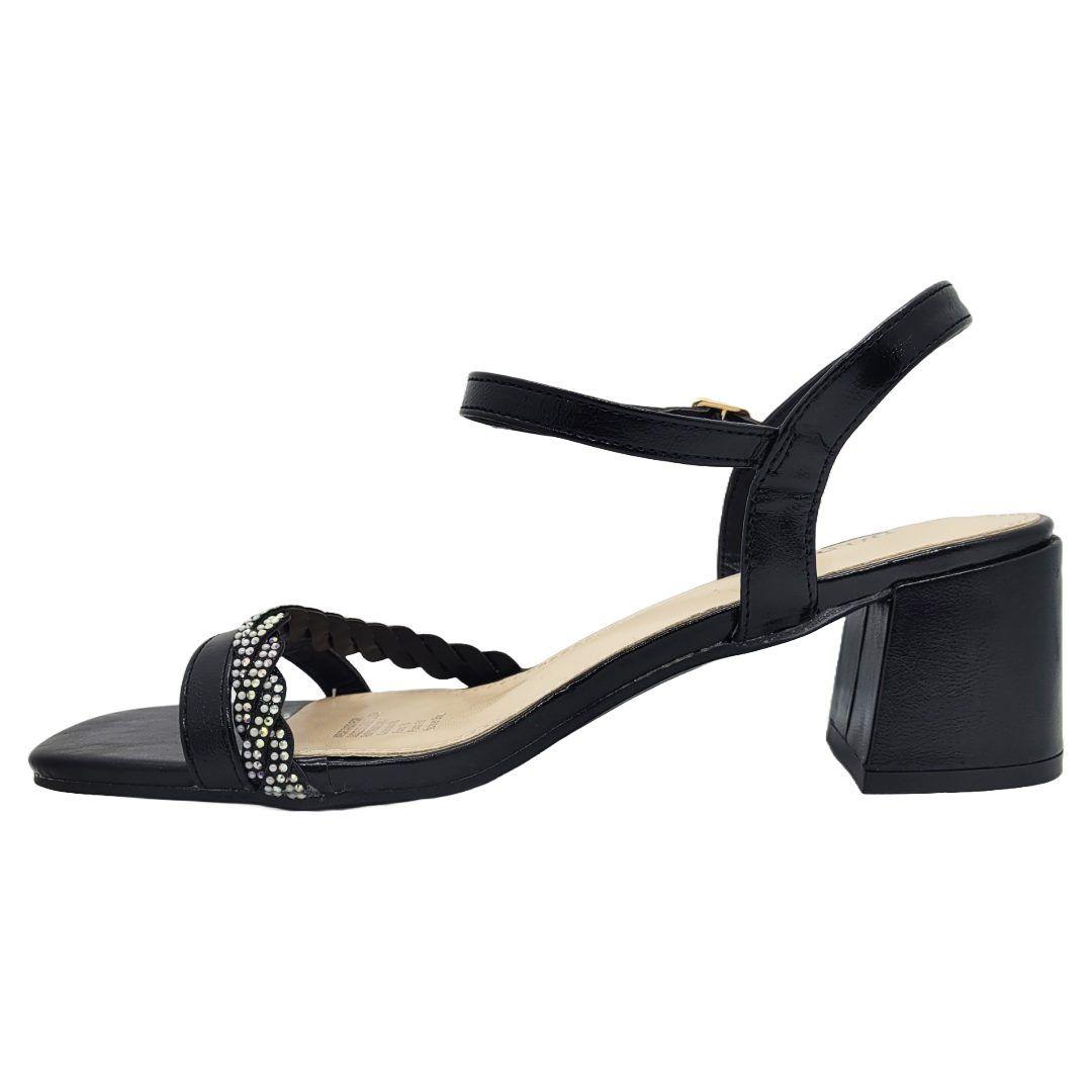 SANDALIA DE FIESTA HUALUNAOTE BLACK | T2110-1