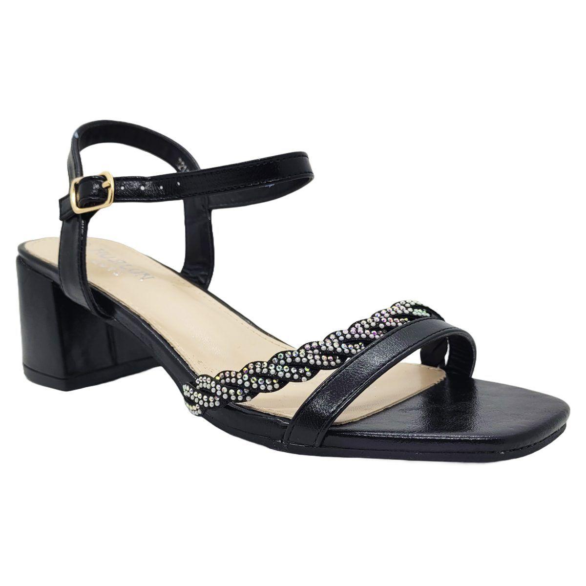 SANDALIA DE FIESTA HUALUNAOTE BLACK | T2110-2