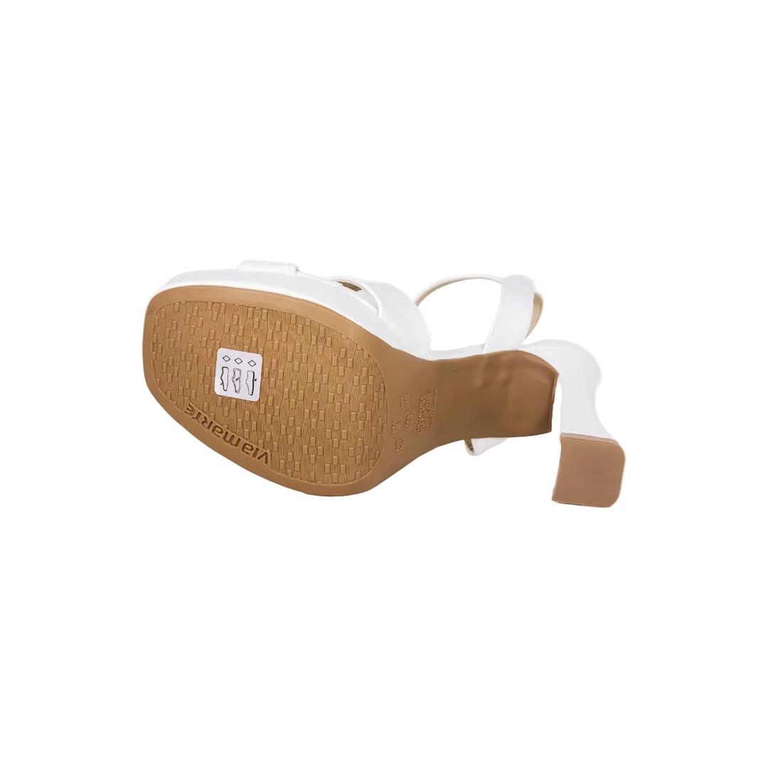 SANDALIAS DE FIESTA VIA MARTE BLANCO MUJER | 23-18005-02-4