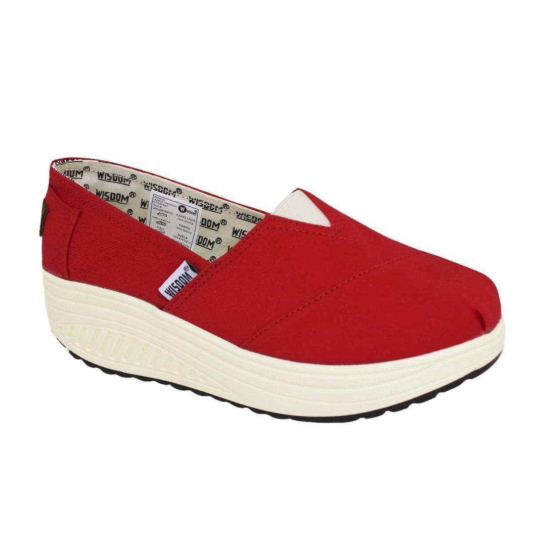 ALPARGATAS WISDOM ROJO | W012-0