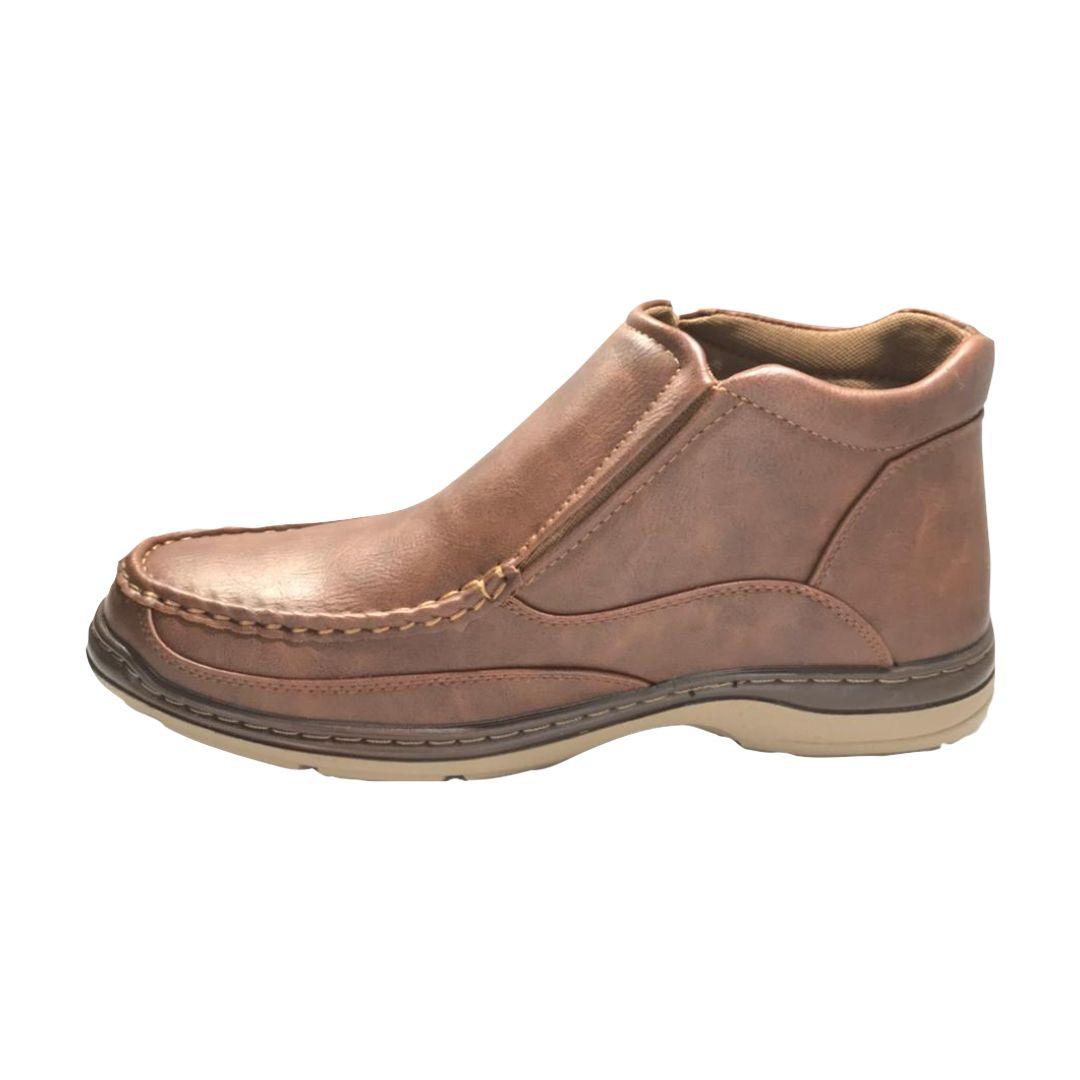 Zapatos Stylo De Hombre Café Claro B09801-3BR-2