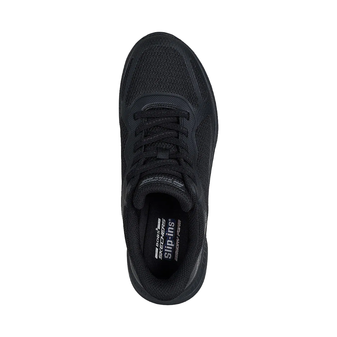 ZAPATILLAS URBANAS SKECHERS SLIP-INS BOBS SQUAD 4 MUJER | 117624-BBK-2