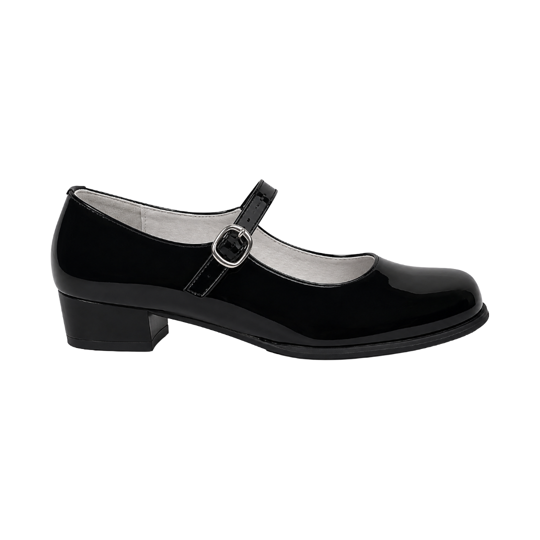 ZAPATOS DE CUECA ALQUIMIA NEGRO CHAROL MUJER | 3073-20/1-0
