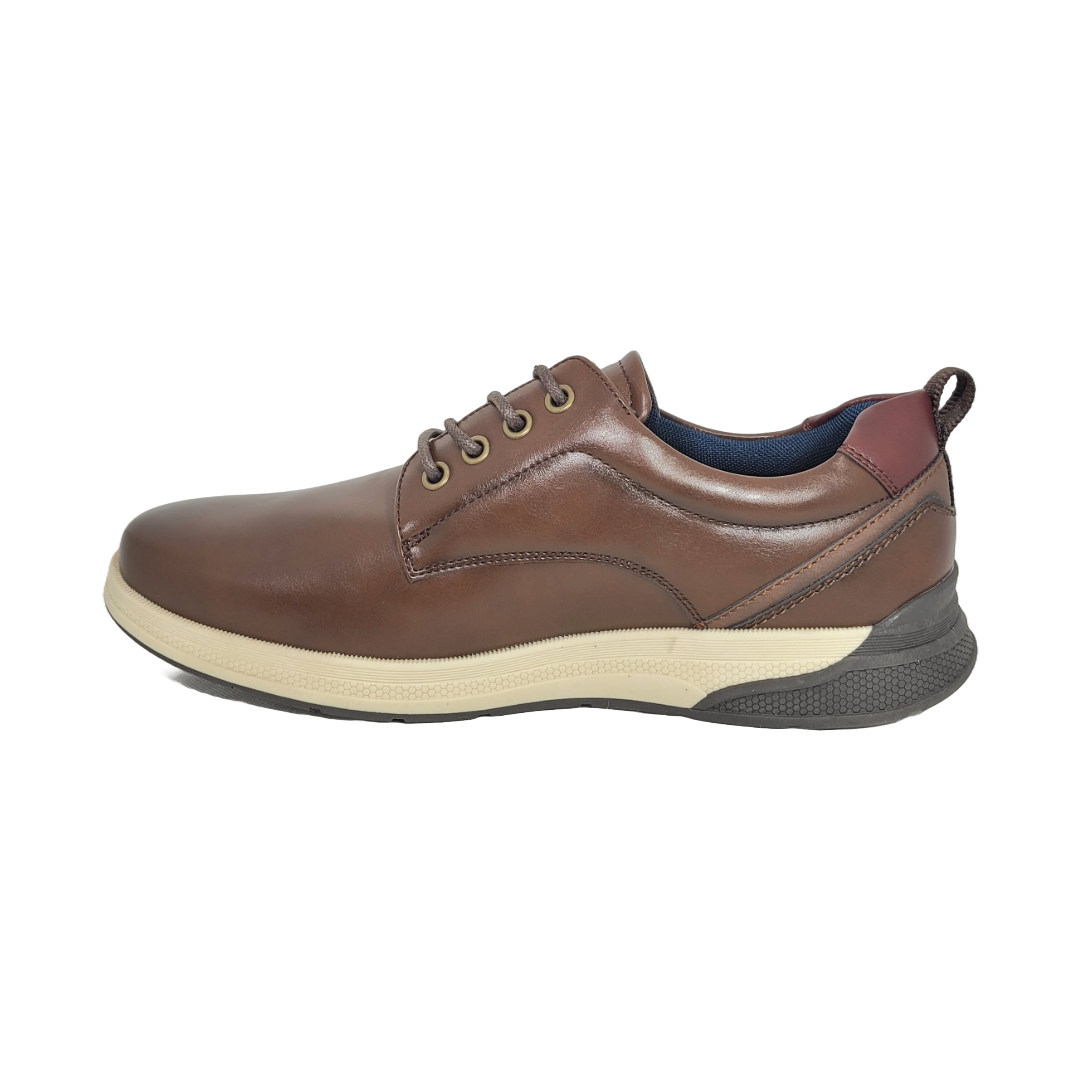 ZAPATOS TUOTUO COLOR CAFÉ CASUALES HOMBRE | H12-3