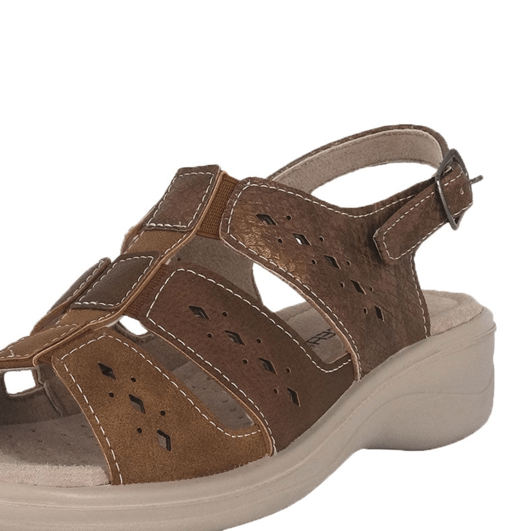 SANDALIAS PASSER BAYAN CARAMELO MUJER 018-16-3