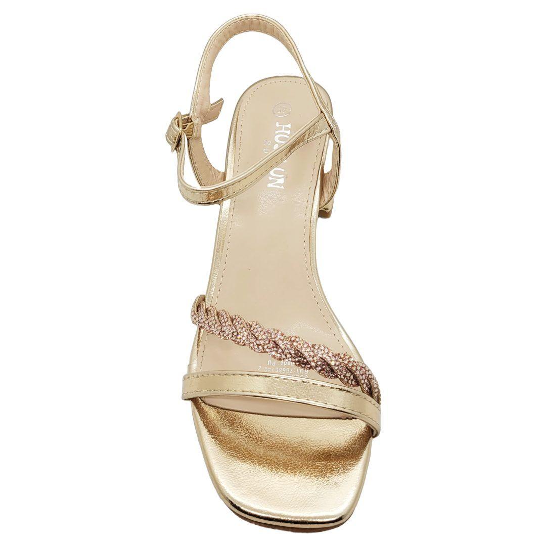 SANDALIA DE FIESTA HUALUNAOTE CHAMPAGNE | T2110-3