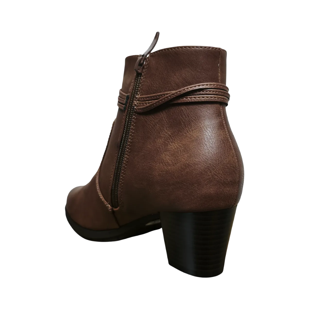BOTINES BONNY FRANCO CAMEL MUJER 224-0385-3