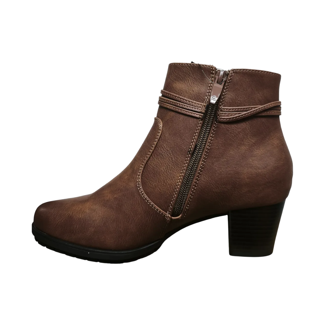 BOTINES BONNY FRANCO CAMEL MUJER 224-0385-4