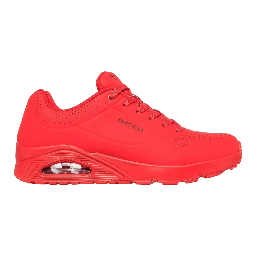 ZAPATILLAS SKECHERS STAND ON AIR ROJAS (HOMBRE) | 52458-RED-0