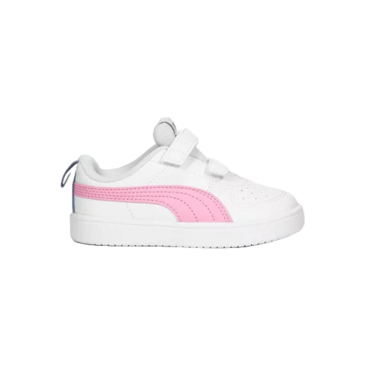 ZAPATILLA INFANTIL PUMA RICKIE V BLANCO/ROSADO | 391328 28-0
