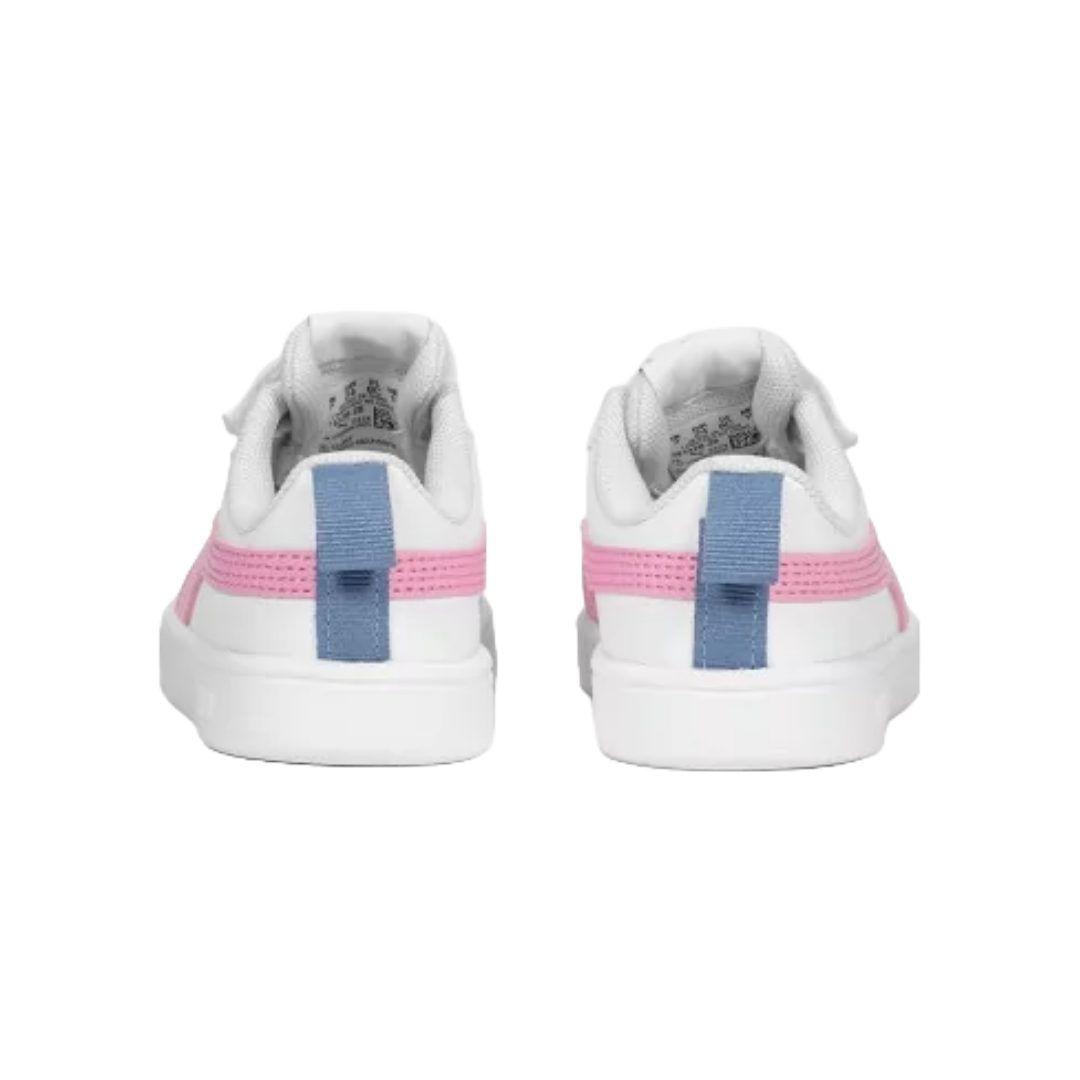 ZAPATILLA INFANTIL PUMA RICKIE V BLANCO/ROSADO | 391328 28-1