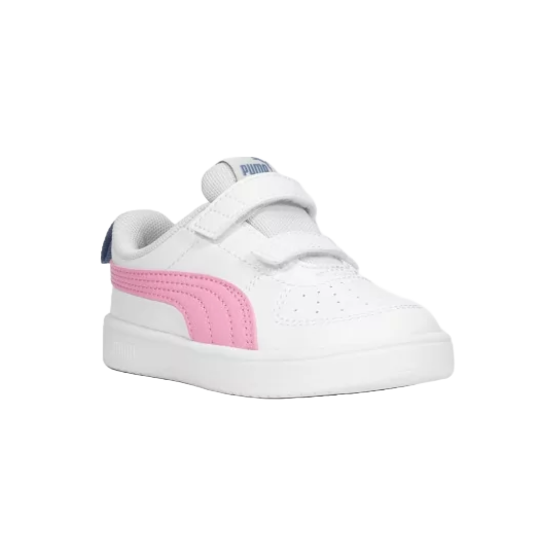 ZAPATILLA INFANTIL PUMA RICKIE V BLANCO/ROSADO | 391328 28-3