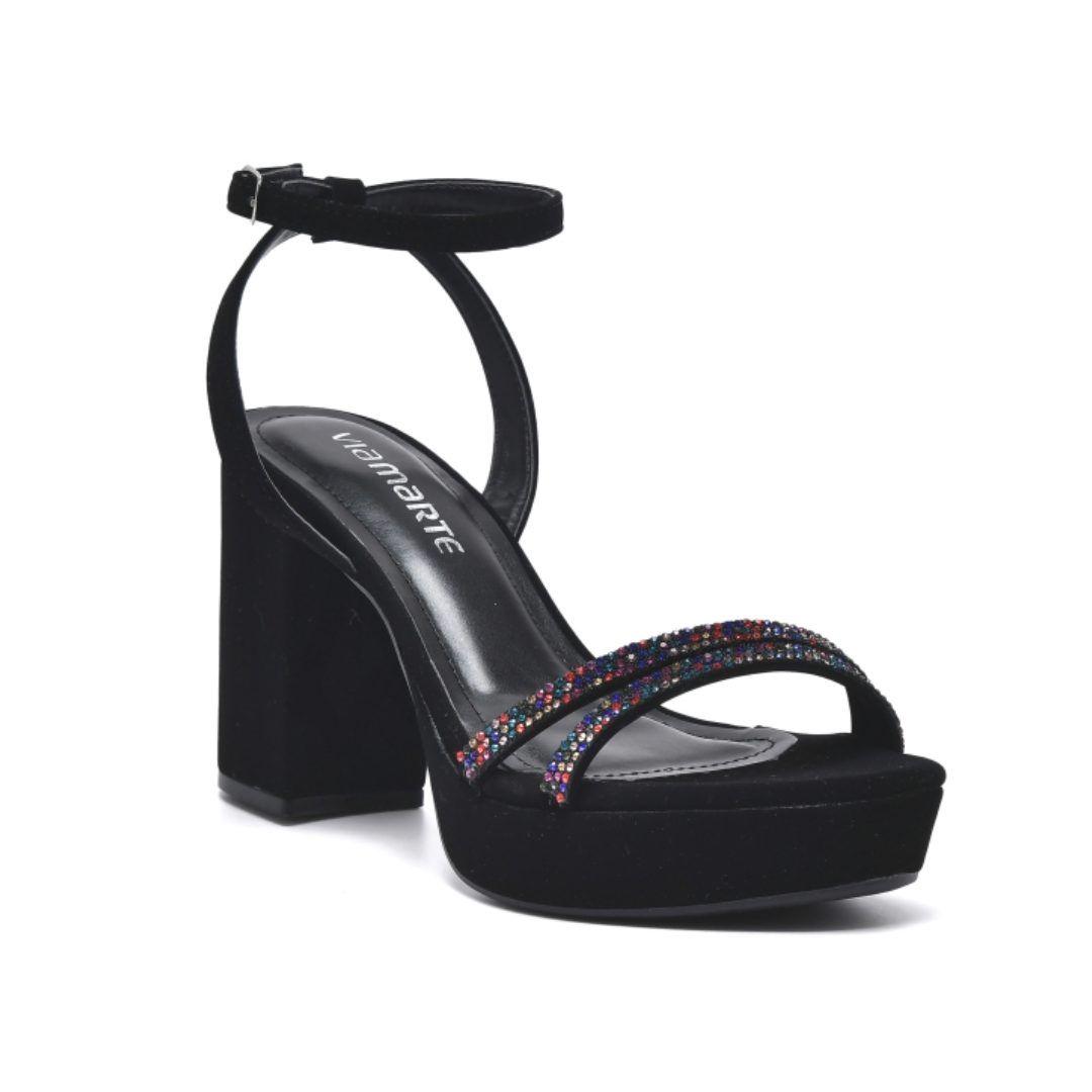 Sandalia De Fiesta Via Marte Black 23-14607-01-0