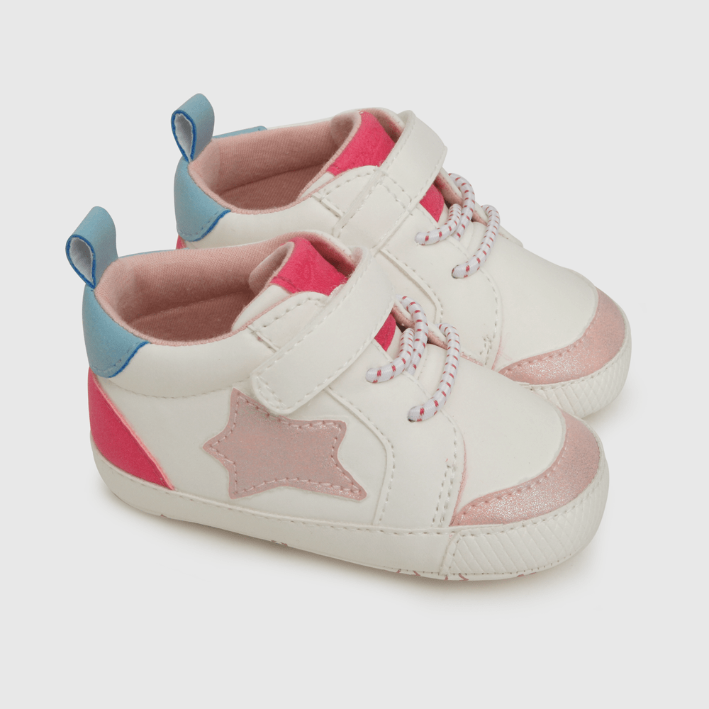 Zapatilla Colloky estrella blanco Bebes (14 a 18) 178602-0