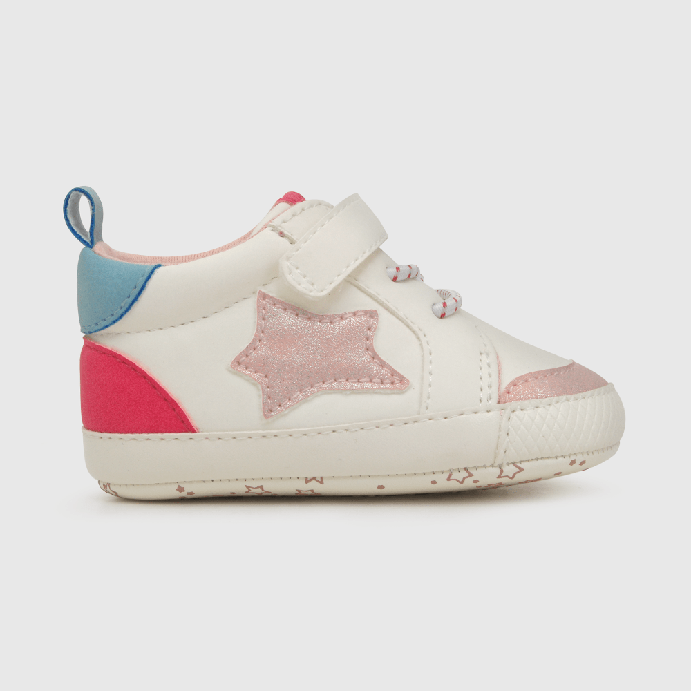 Zapatilla Colloky estrella blanco Bebes (14 a 18) 178602-1