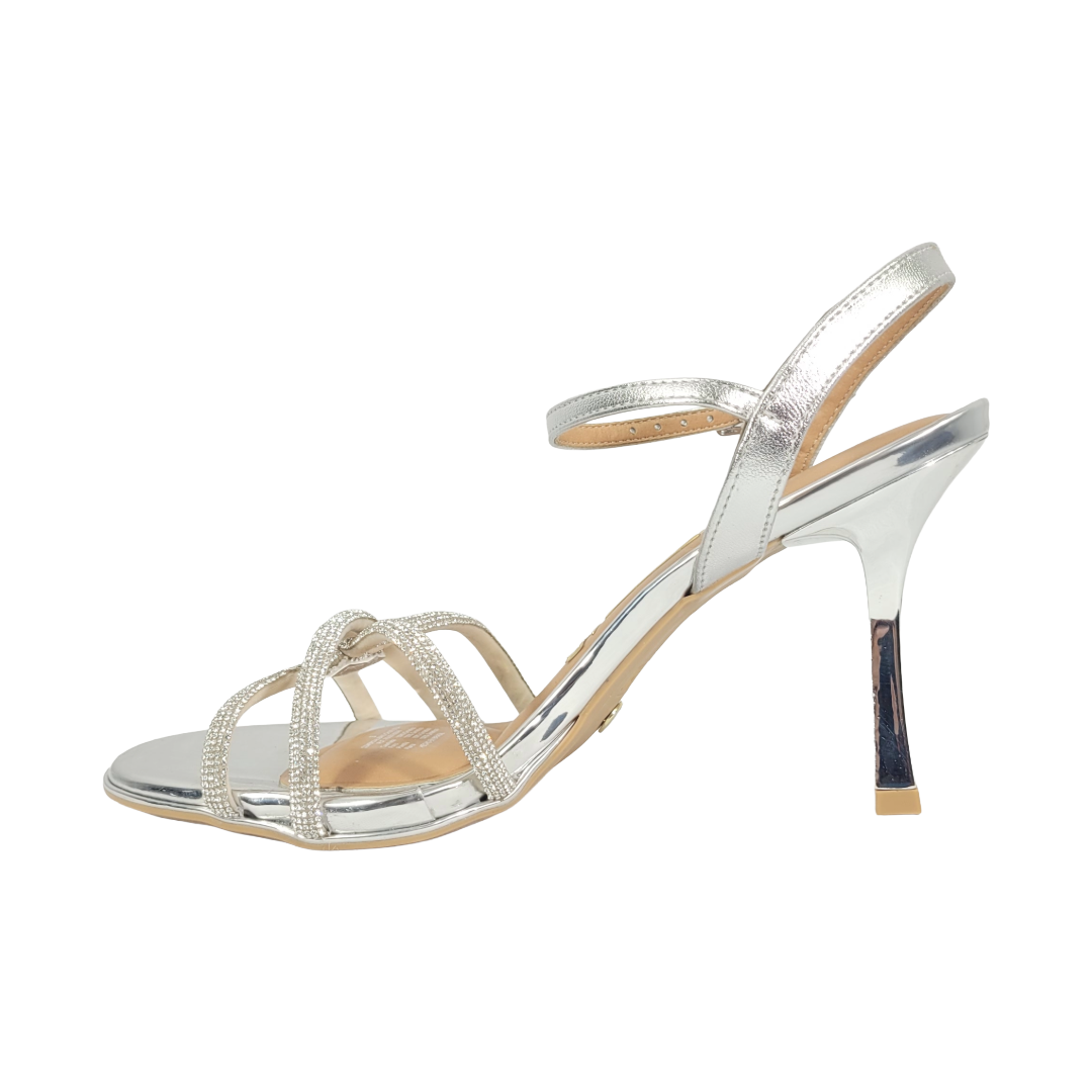 SANDALIAS DE FIESTA VIZZANO PLATA MUJER | 6552.203.30590-94074-3
