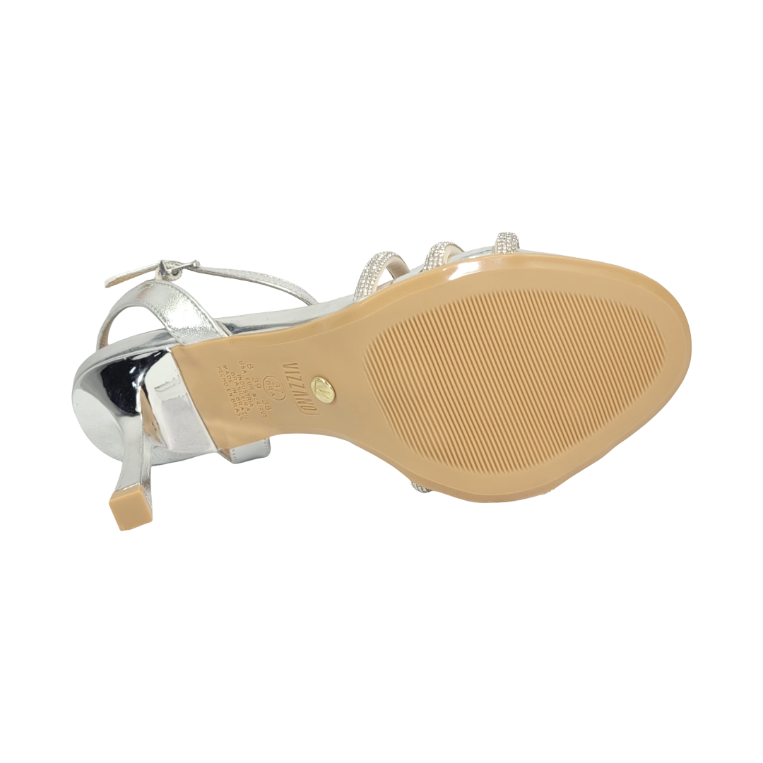 SANDALIAS DE FIESTA VIZZANO PLATA MUJER | 6552.203.30590-94074-5