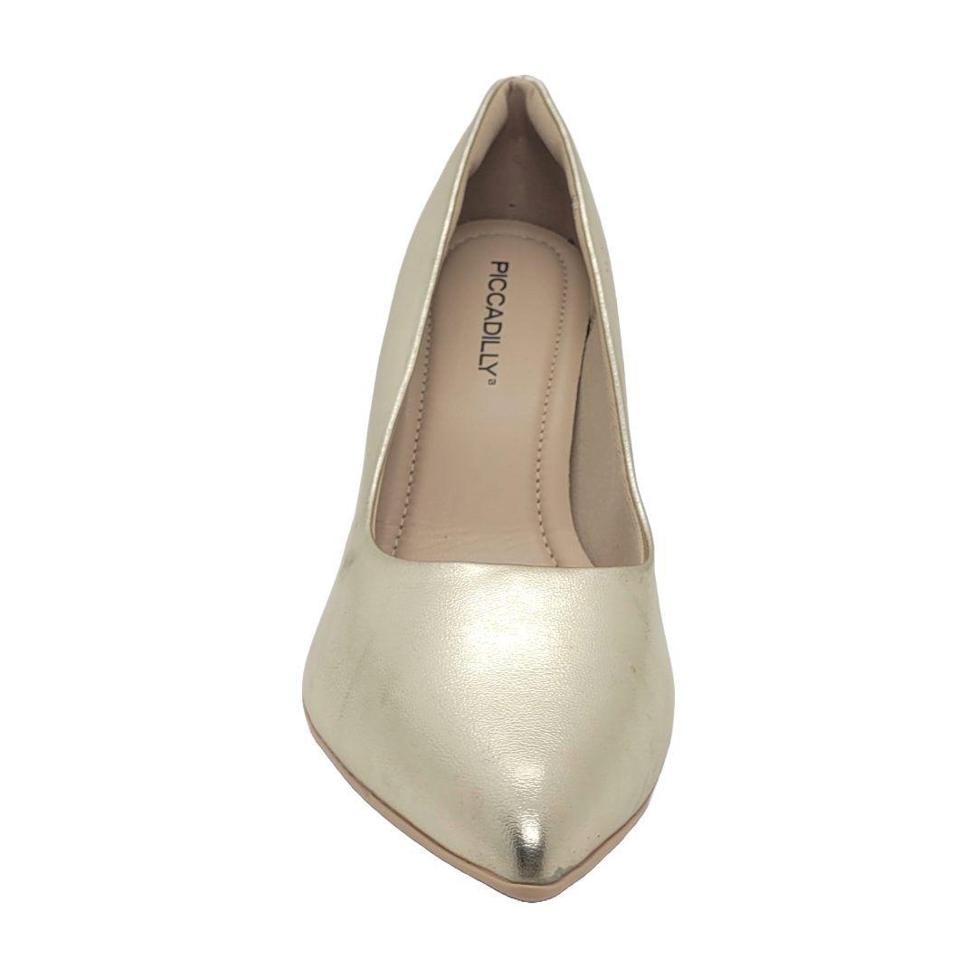 ZAPATOS CON TACON PICCADILLY VT6340 DORADOS | PI-74503500000850-2