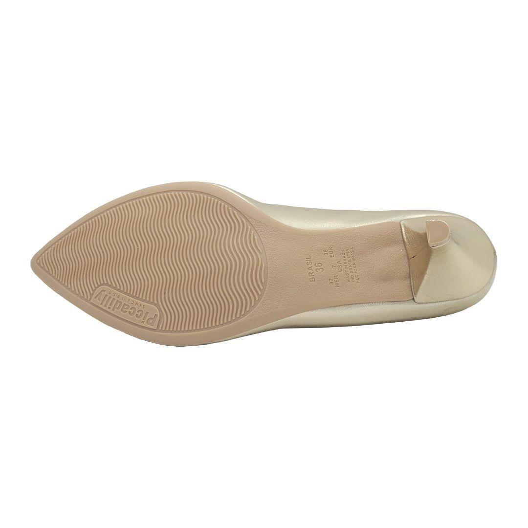ZAPATOS CON TACON PICCADILLY VT6340 DORADOS | PI-74503500000850-3