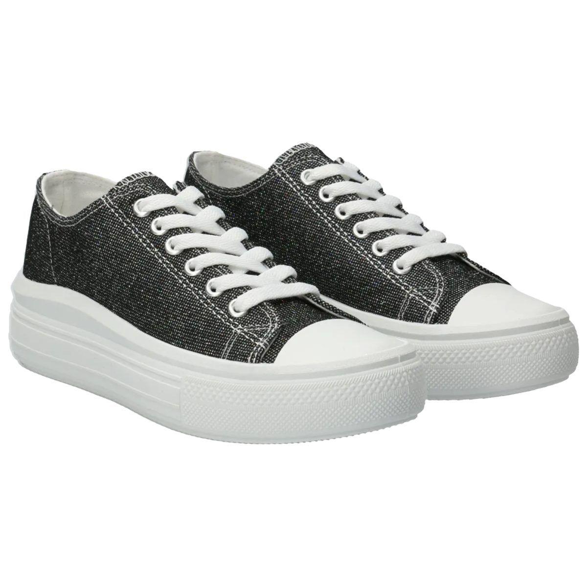 ZAPATILLAS AZALEIA MUJER LONA NEGRO AZ254011155-HI8-4