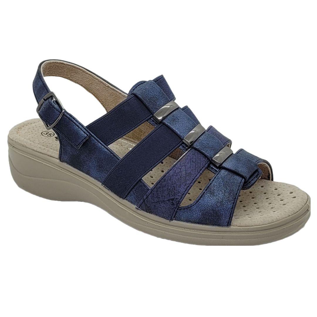 SANDALIA PASSER AZUL MUJER 2590-05-0