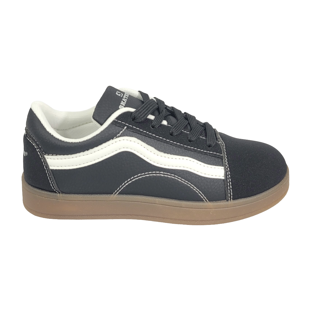 ZAPATILLAS URBANAS SKATERS NEGRO INFANTIL 804-0131-0
