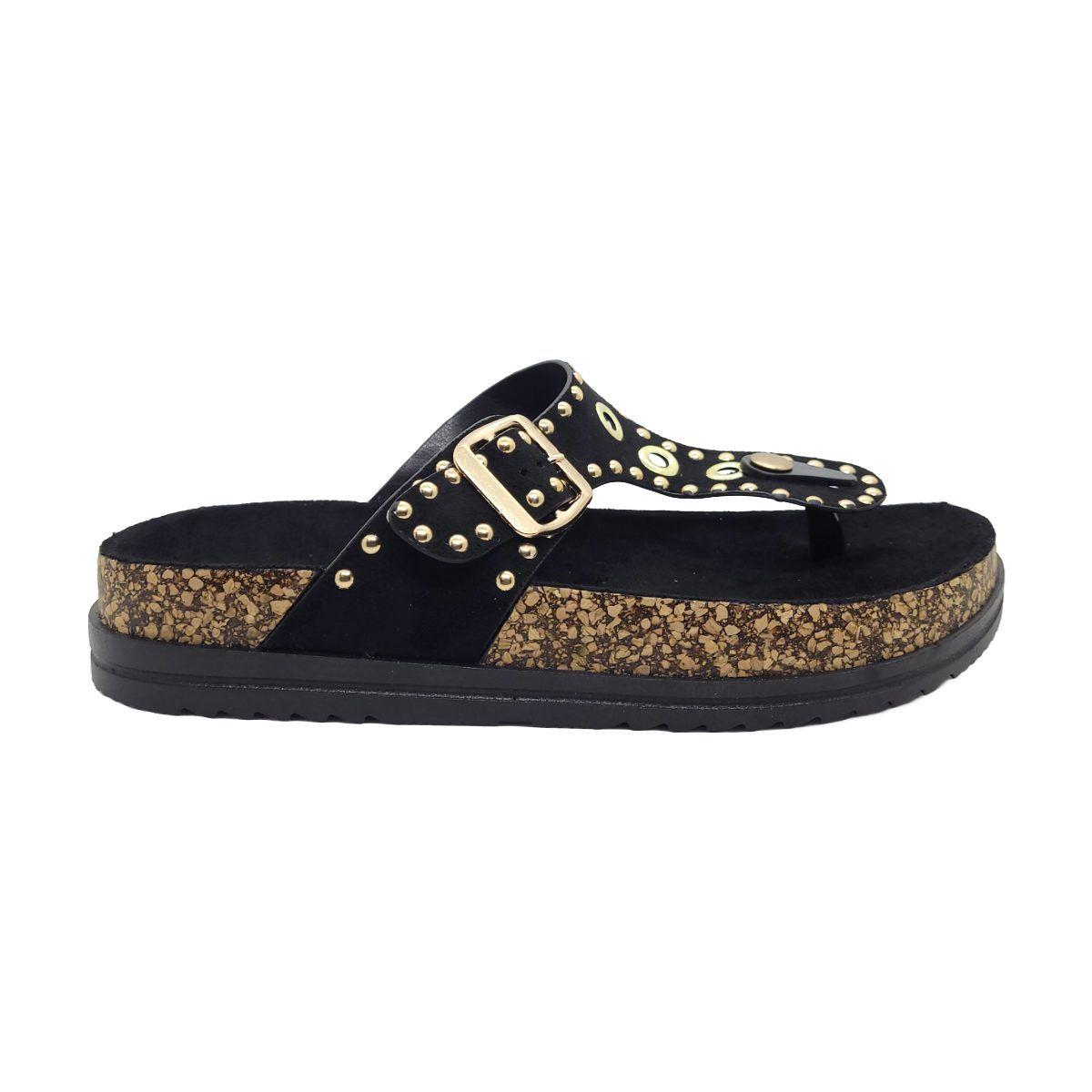 SANDALIAS ALQUIMIA NEGRO 4193-1