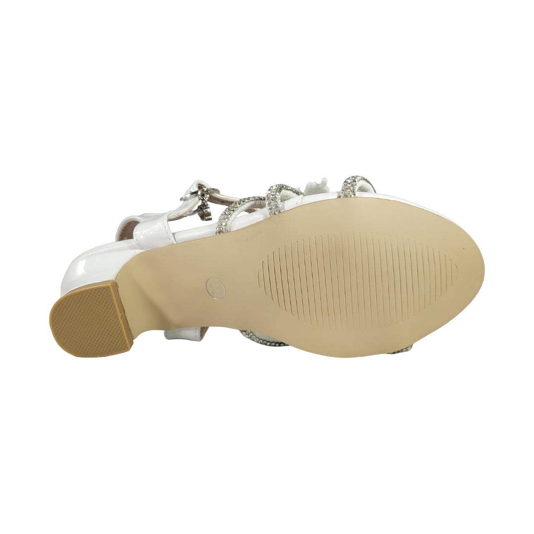 SANDALIAS DE FIESTA AGUXI BLANCO INFANTIL | 117-4-4