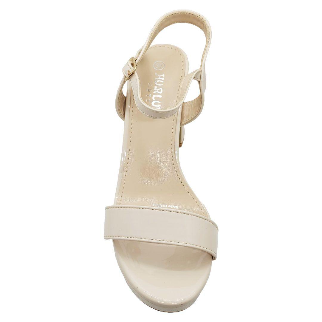 SANDALIA DE FIESTA HUALUNAOTE BEIGE | T2122-3