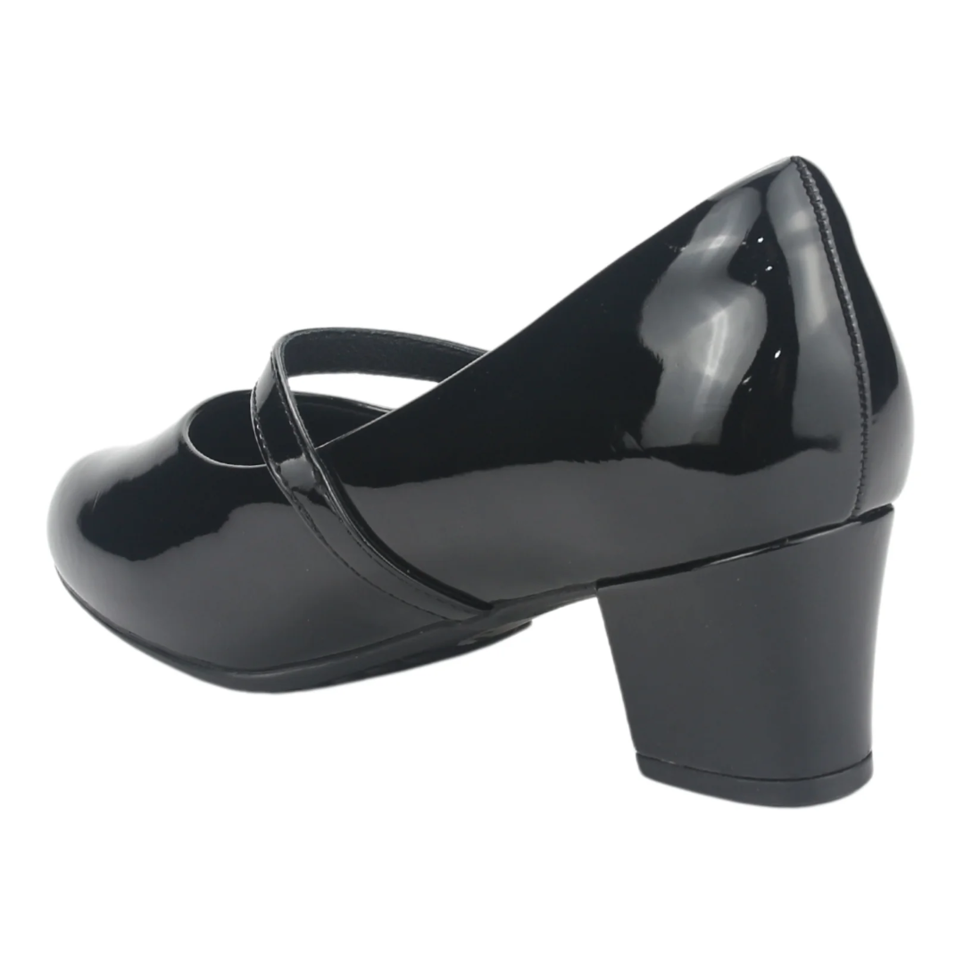 ZAPATOS FORMALES CHALADA NEGRO CHAROL  12-FLEXI-51-3