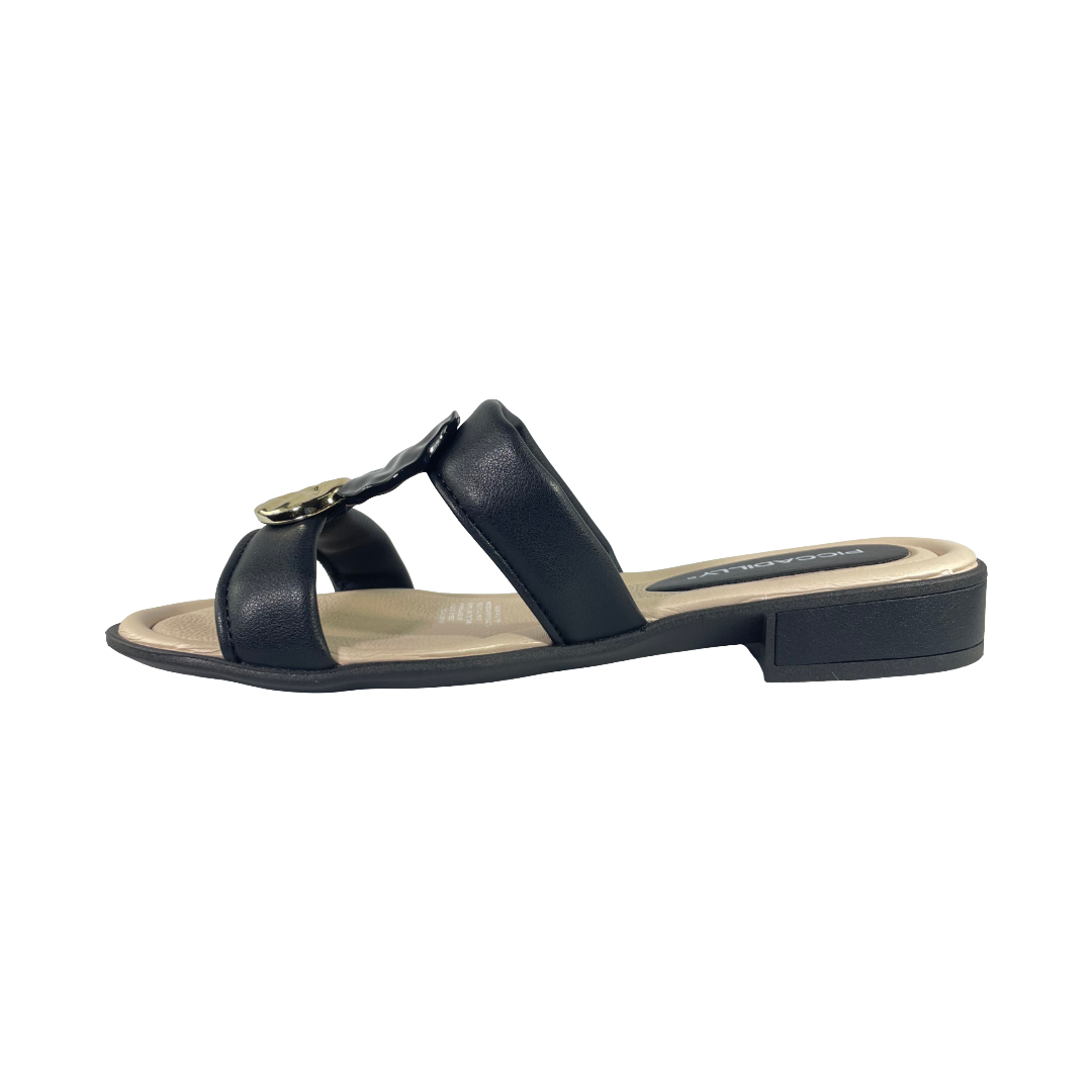 SANDALIAS PICCADILLY NEGRO CASUAL MUJER VU5625T-2