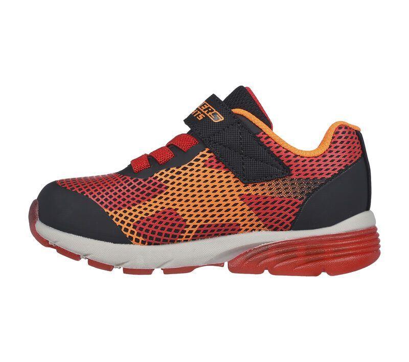 Zapatillas Skechers Lights Rapid Charge Bebes 402030N-BKRD-3