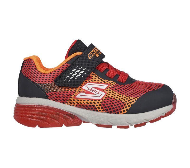 Zapatillas Skechers Lights Rapid Charge Bebes 402030N-BKRD-4