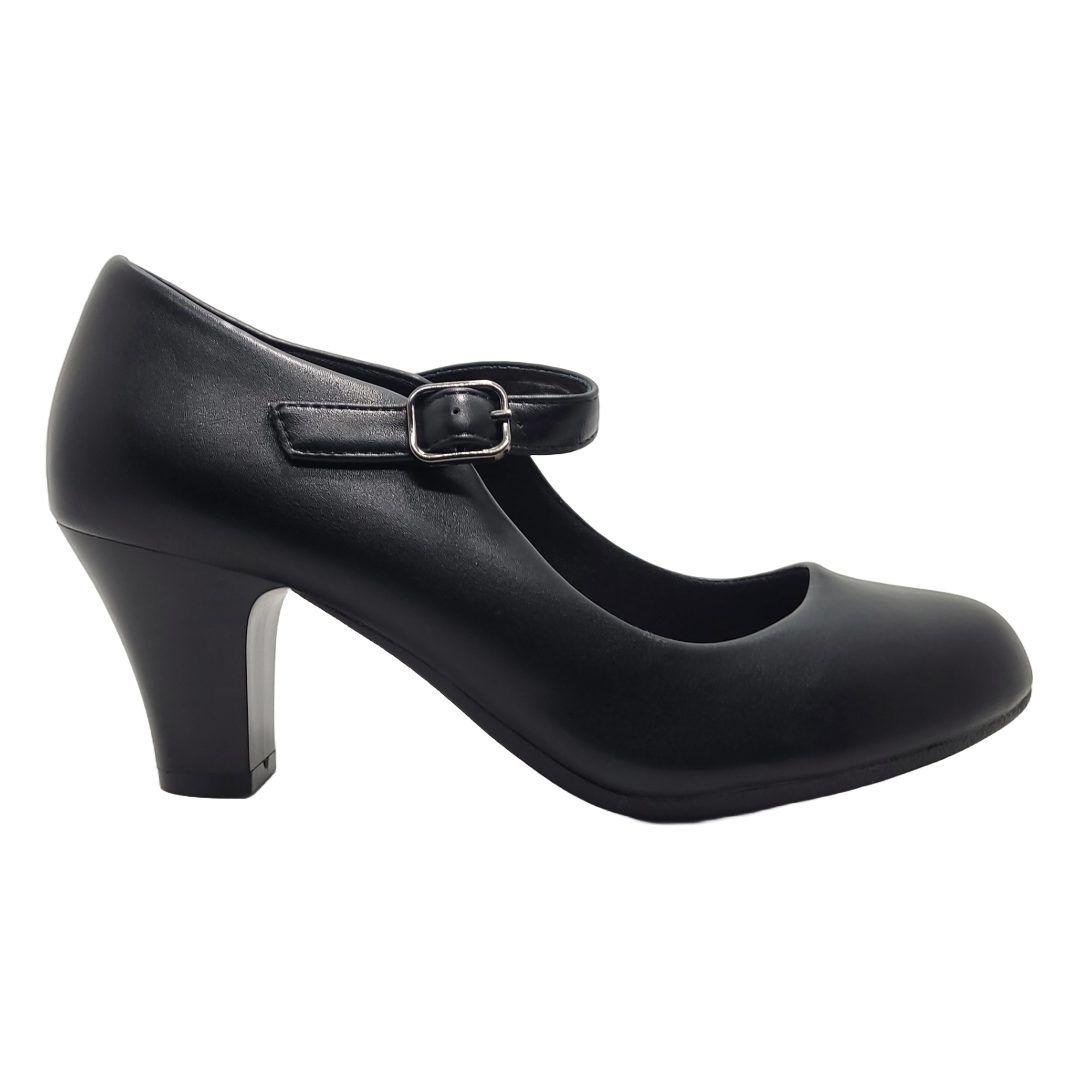 ZAPATOS DE CUECA BONNY FRANCO NEGRO MUJER | 384-0141-0