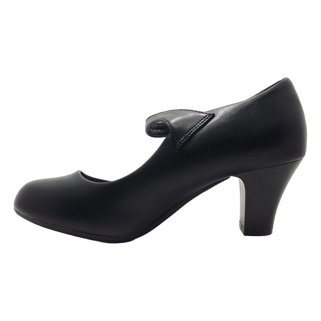 ZAPATOS DE CUECA BONNY FRANCO NEGRO MUJER | 384-0141-2